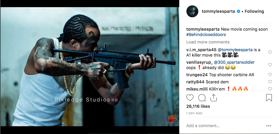Tommy Lee Sparta Stars In New Movie - The Tropixs
